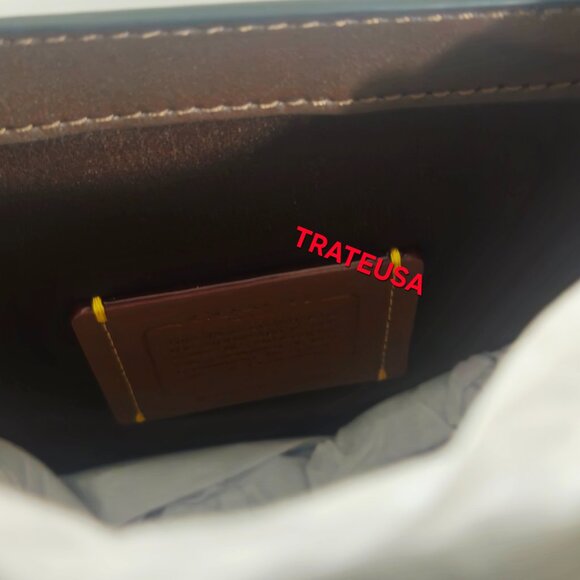 NWT Coach Rowan Bucket Bag Suede Vintage Brown CCC78 Authentic Packed - Picture 14 of 16